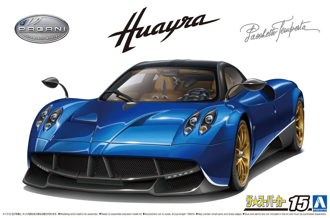 AOSHIMA The Super Car 1/24 Pagani Huayra Pacchetto Tempesta Plastic Model