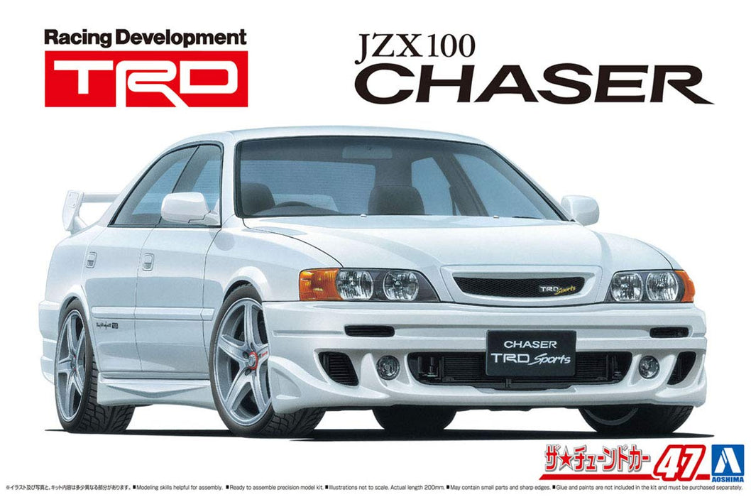 AOSHIMA The Tuned Car 1/24 Toyota Trd Jzx100 Chaser '98 Modèle en plastique