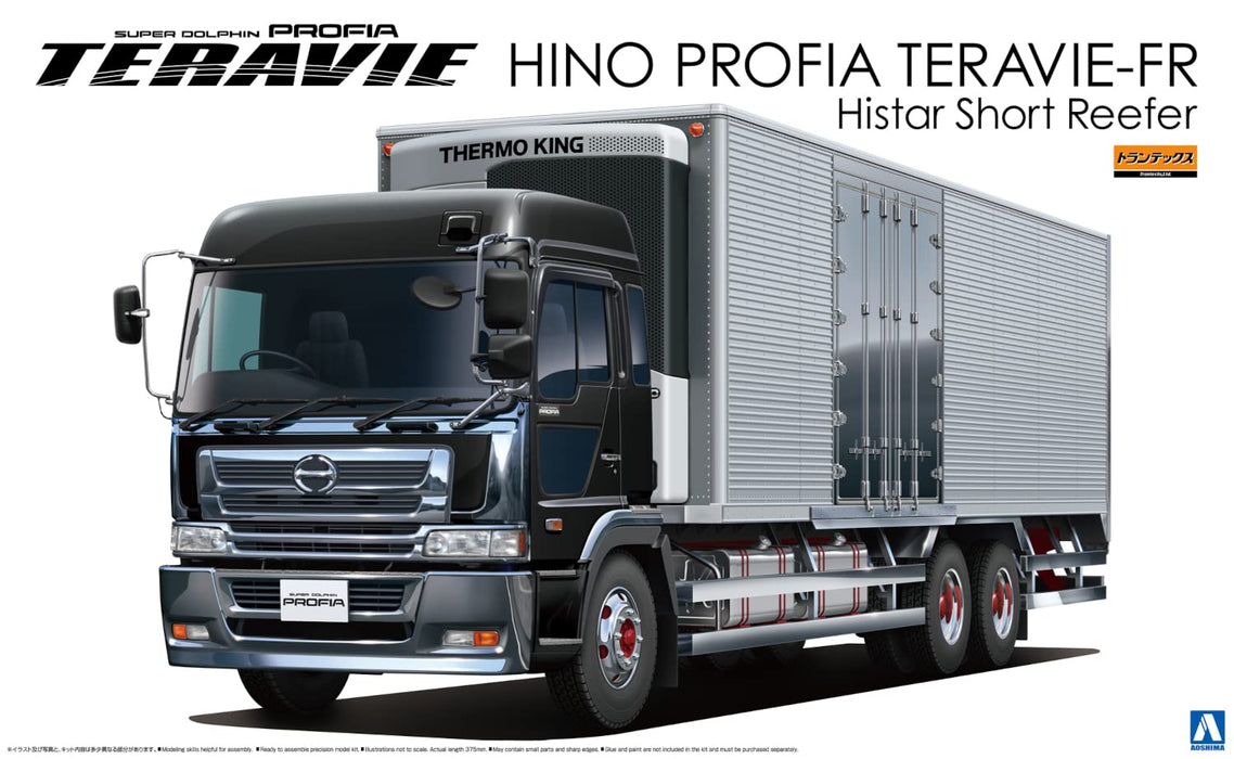 AOSHIMA Heavy Freight 1/32 Hino Profia Teravie Fr Histar Short Réfrigéré Slx400 Modèle Plastique