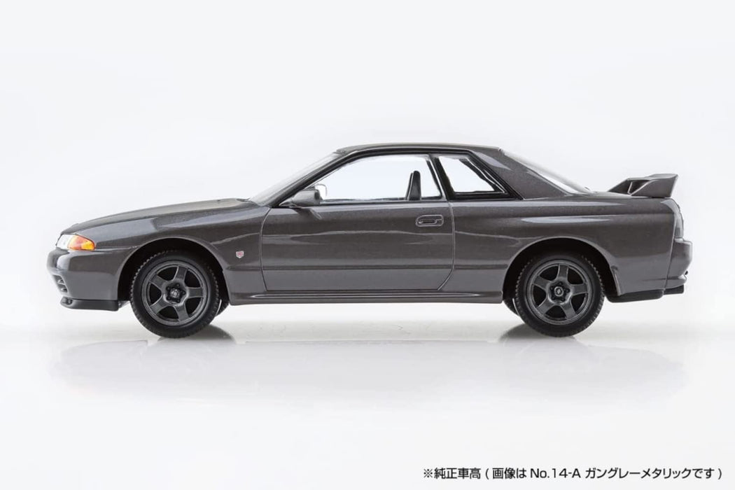 AOSHIMA  The Snap Kit No.14-C 1/32 Nissan R32 Skyline Gt-R Black Pearl Metallic Plastic Model