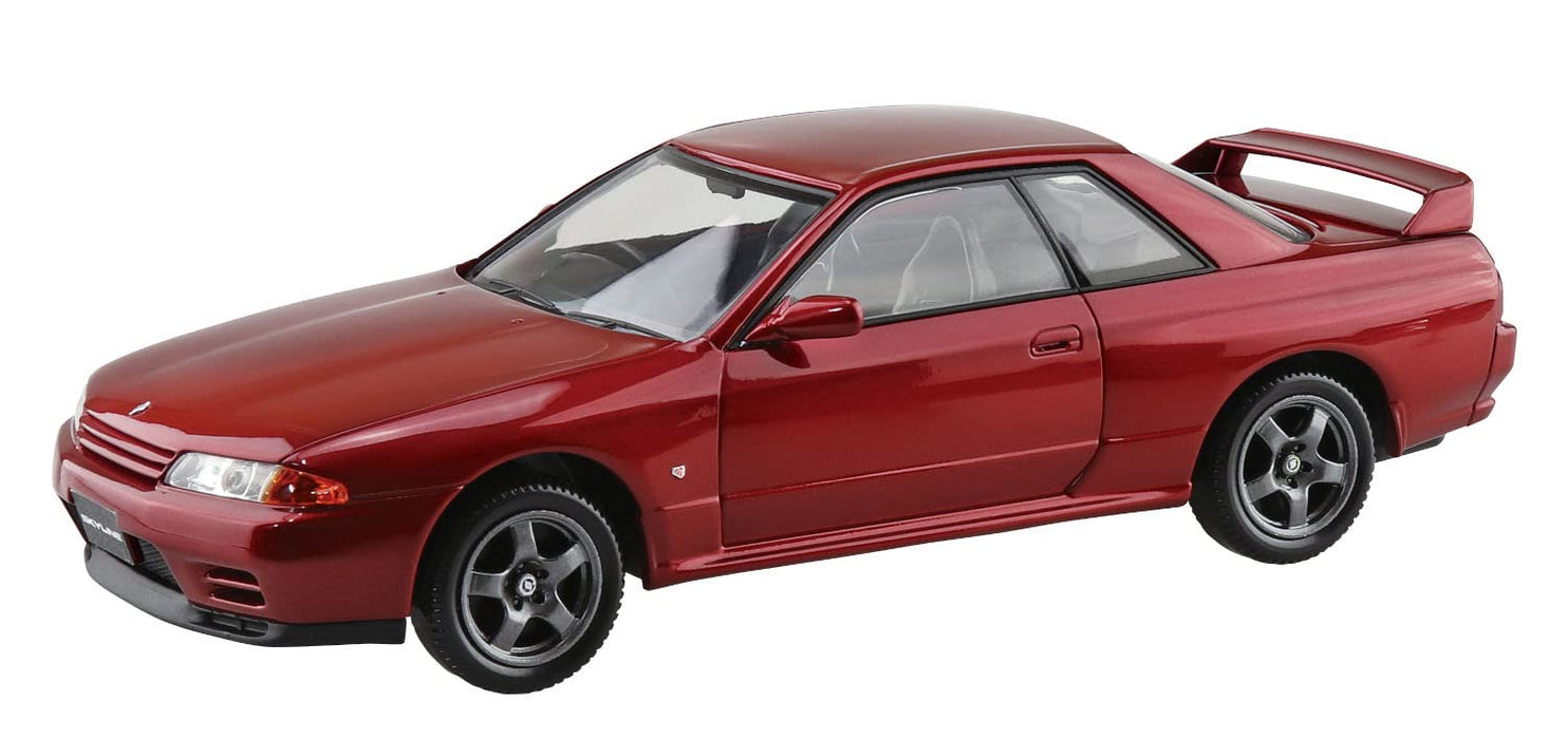 AOSHIMA The Snap Kit No.14-E 1/32 Nissan R32 Skyline Gt-R Red Pearl Kunststoffmodell