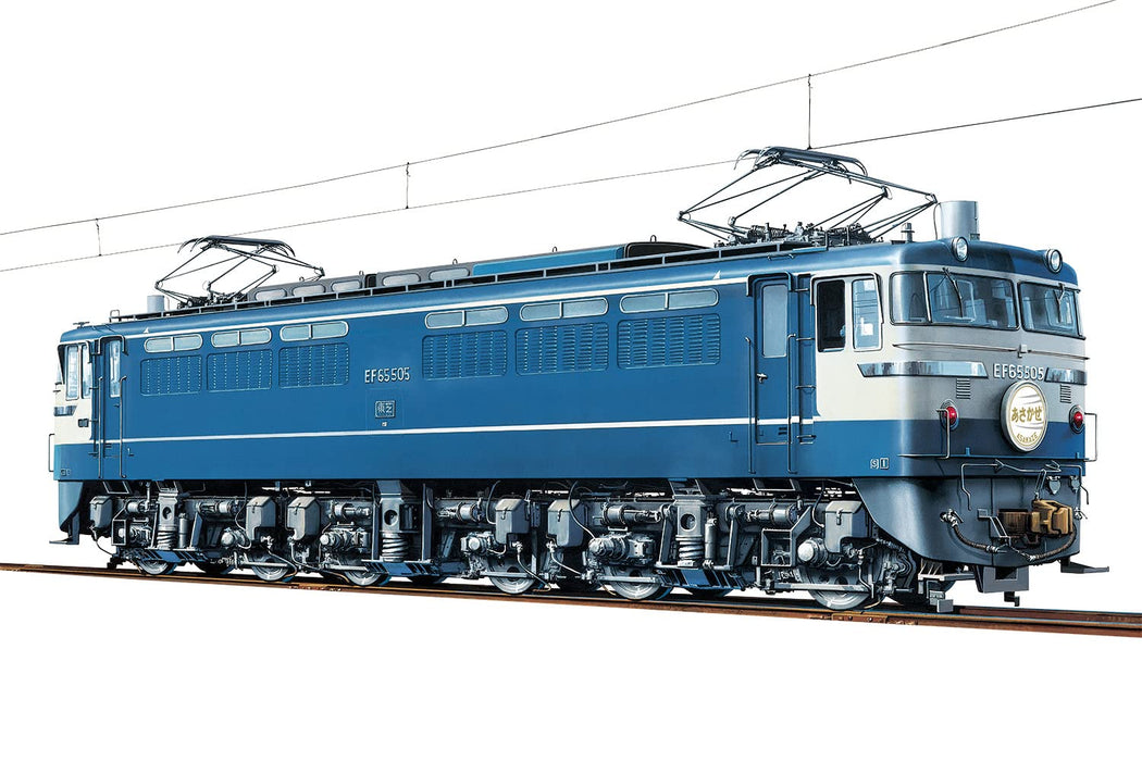 Qingdao Bunka Kyozaisha 1/50 Electric Locomotive Series No.1 Ef65 / 60 Plastic Model With Aluminum Wheels Molding Color