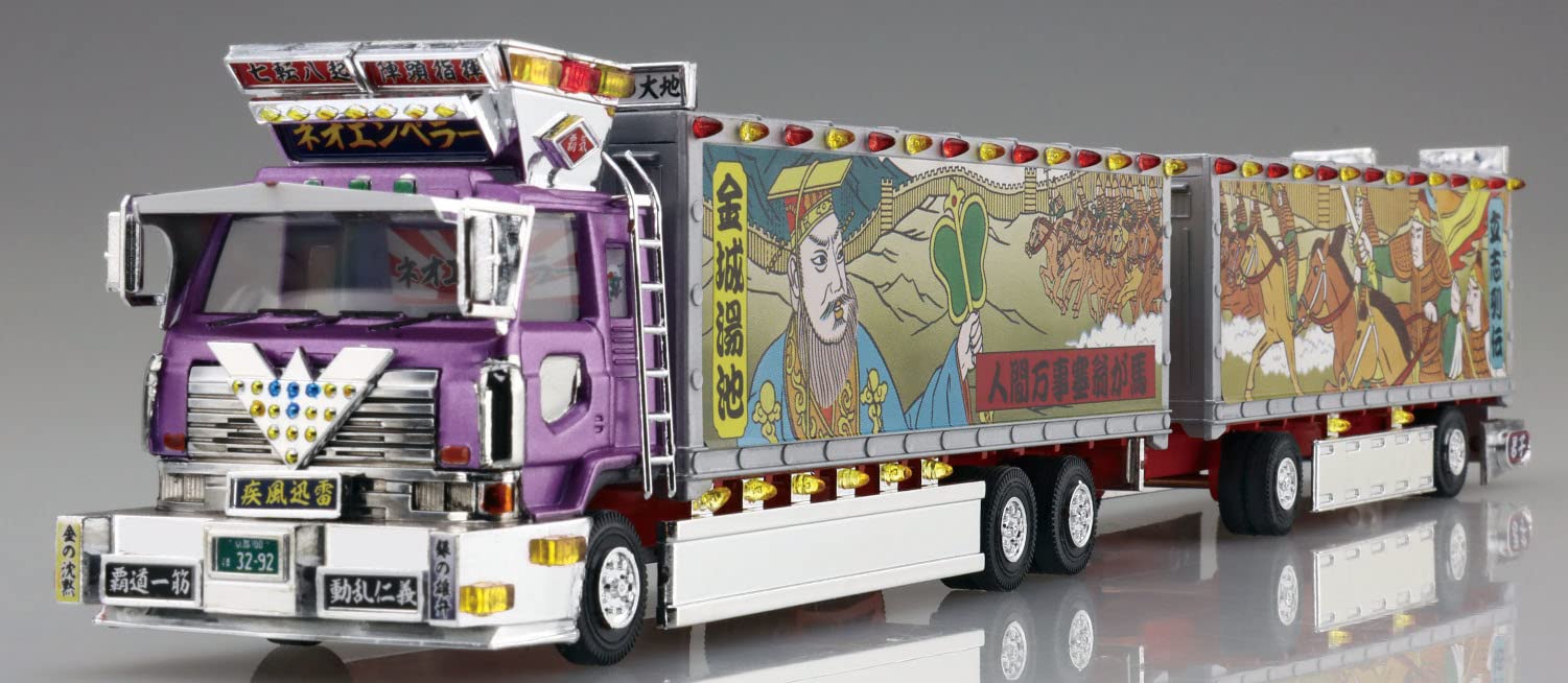 AOSHIMA  Decoration Truck 1/64 Mini Deco Next No.8 Neo Emperor Plastic Model