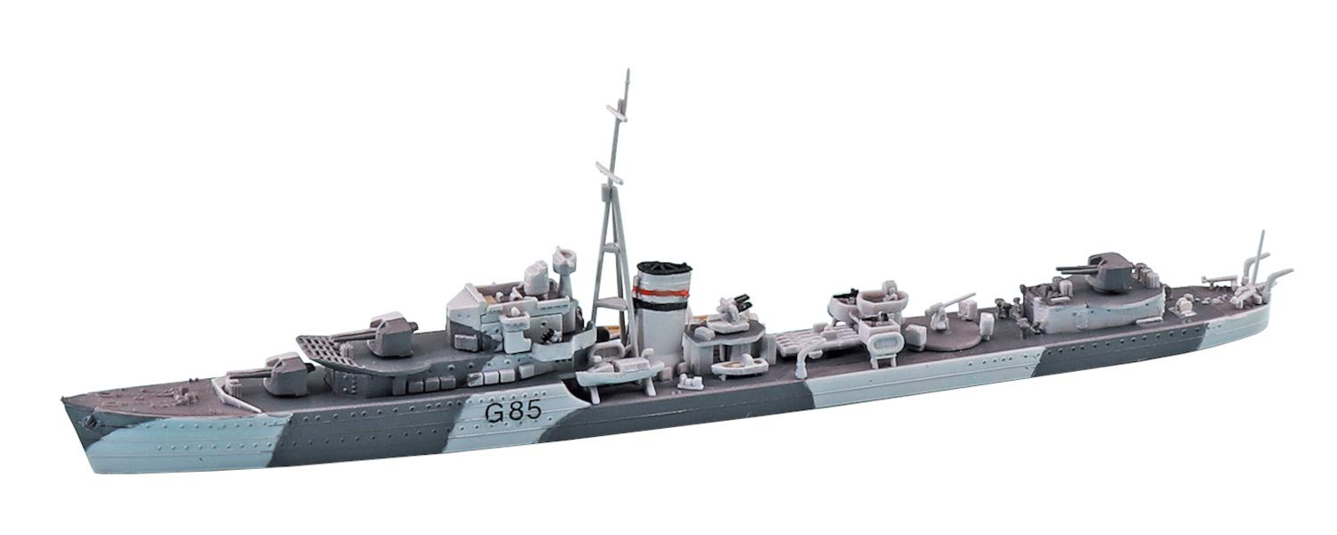 AOSHIMA Waterline 1/700 Royal Navy Destroyer Jupiter Plastic Model