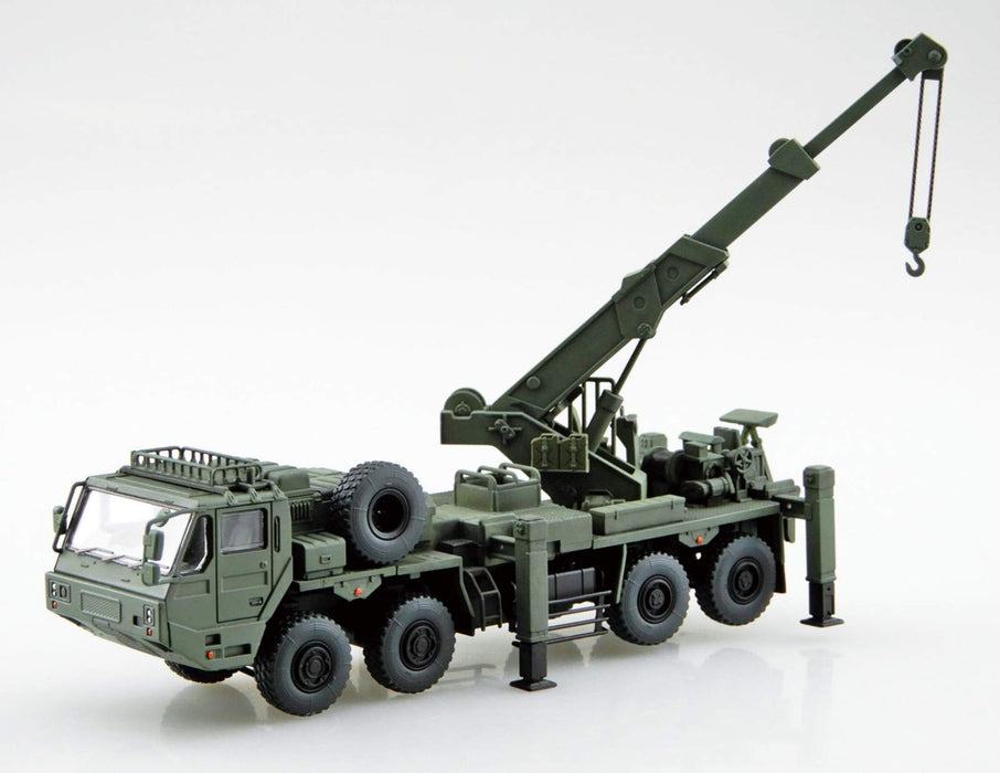 AOSHIMA Military Model Kit 1/72 Jgsdf Heavy Wheel Recovery Vehicle Plastic Model