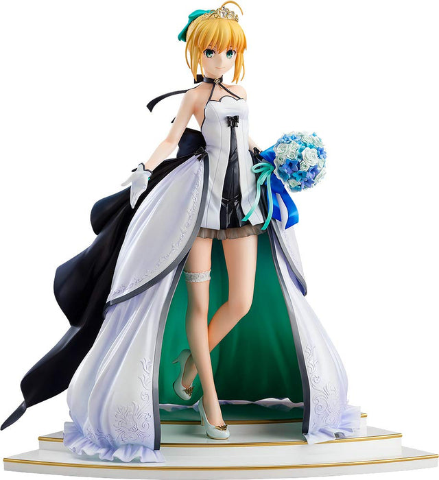 Fate/Stay Night ~ Projet de célébration du 15e ~ Saber ~ Robe de célébration du 15e Ver. ~ Figurine finie peinte en PVC ABS à l'échelle 1/7