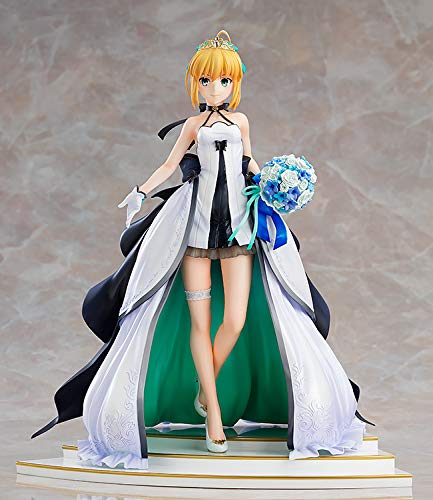 Fate/Stay Night ~ Projet de célébration du 15e ~ Saber ~ Robe de célébration du 15e Ver. ~ Figurine finie peinte en PVC ABS à l'échelle 1/7