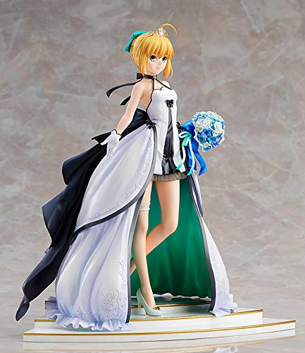 Fate/Stay Night ~ Projet de célébration du 15e ~ Saber ~ Robe de célébration du 15e Ver. ~ Figurine finie peinte en PVC ABS à l'échelle 1/7