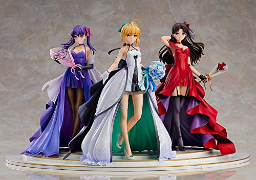 Fate/Stay Night ~15. Feier-Projekt~ Saber Rin Tohsaka Sakura Matou ~15. Feier-Kleid Ver.~ Premium-Box 1/7 Maßstab Abs&amp;Amp;Pvc lackiert