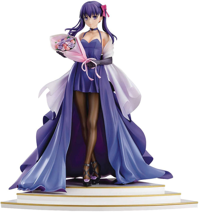 Fate/Stay Night ~ Projet de célébration du 15e ~ Sakura Matou ~ Robe de célébration du 15e Ver. ~ Figurine finie peinte en PVC ABS à l'échelle 1/7