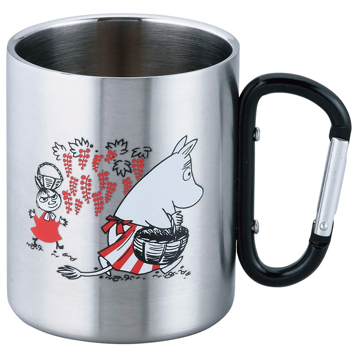 YAMAKA Moomin Double Stainless Carabiner Handle Mug Little My