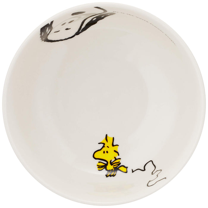 Kaneshotouki Snoopy Joy Ramen Bowl 14.5cm White 606134