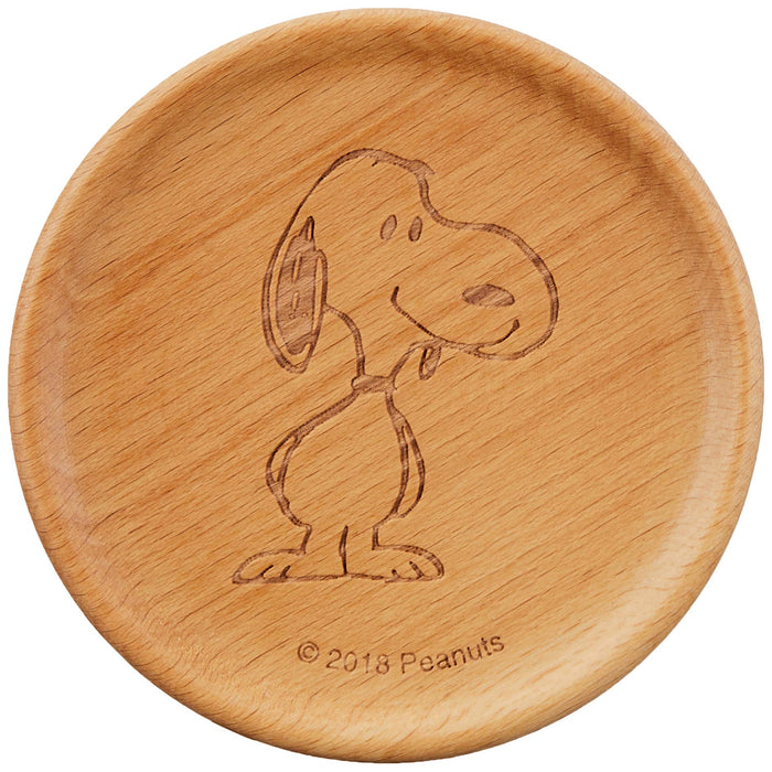 YAMAKA Peanuts Snoopy Mug Avec Dessous De Verre Vert