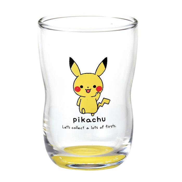 Pokémon  Monpoke Pikachu Glass Glass Tumbler Cup Height Approx. 9Cm Nakayoshi Glass Yellow Yellow Made In Japan 050150
