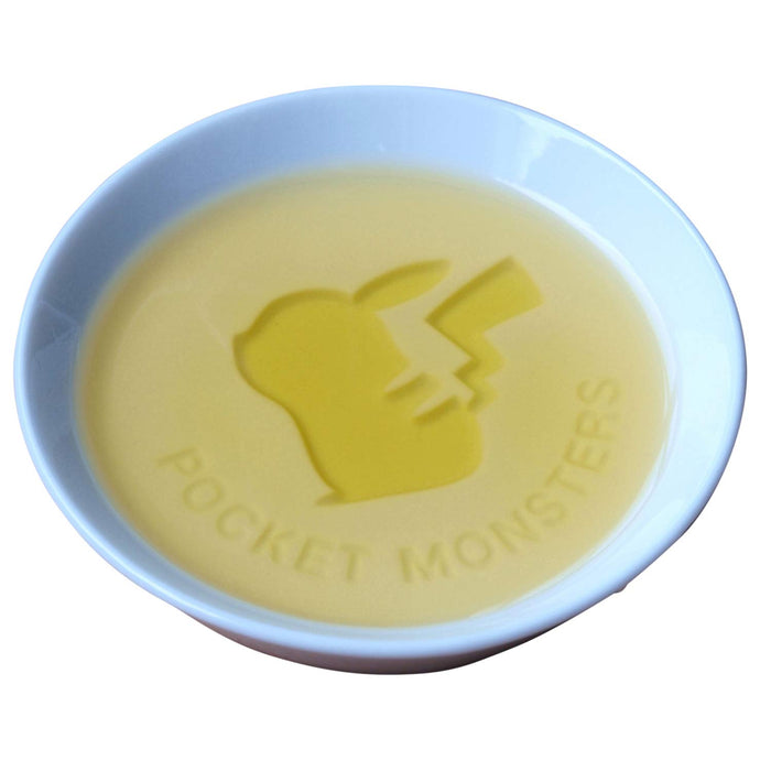 Kaneshotouki Pokémon Soy Sauce Dish Pikachu 8cm Diameter Microwave & Dishwasher Safe Japan 025130