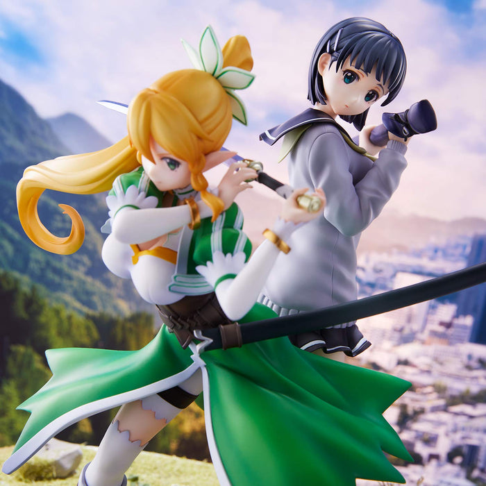 Sword Art Online Leafa Suguha Kirigaya 2 Körperset, nicht maßstabsgetreue PVC-ABS-Fertigfigur, lackiert