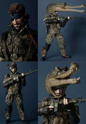 Medicom Toy Japan Metal Gear Solid 3 Snake Camouflage Ver. Figur