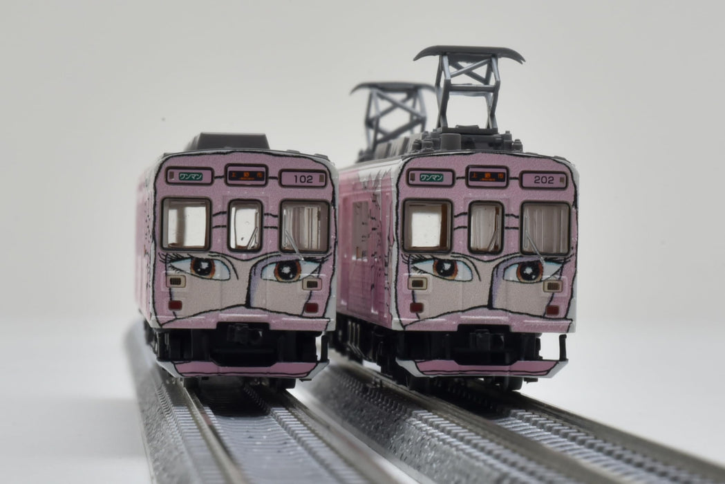 Tomytec Ninja Train Pink 2-Wagen-Set Iga Railway 200 Serie 202 Formation Railway Collection Eisen