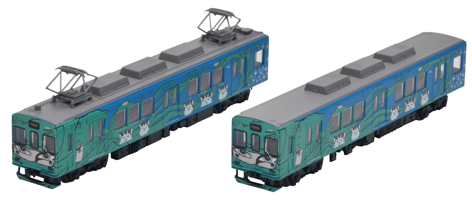 Tomytec Ninja Train Green 2-Car Set Iga Railway 200 Series Model 326601
