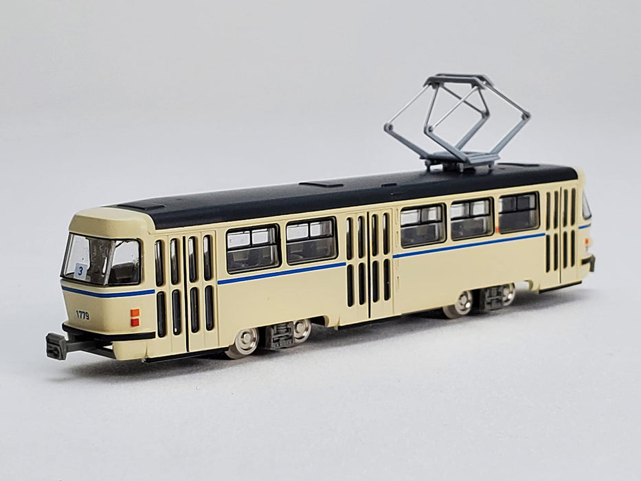 Tomytec Japan Railway Collection, Iron Collection, Leipziger Straßenbahn Tatra T4 Typ B, Diorama 322245