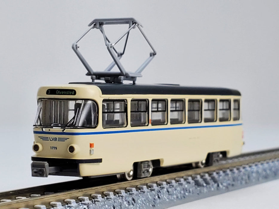 Tomytec Japan Railway Collection, Iron Collection, Leipziger Straßenbahn Tatra T4 Typ B, Diorama 322245
