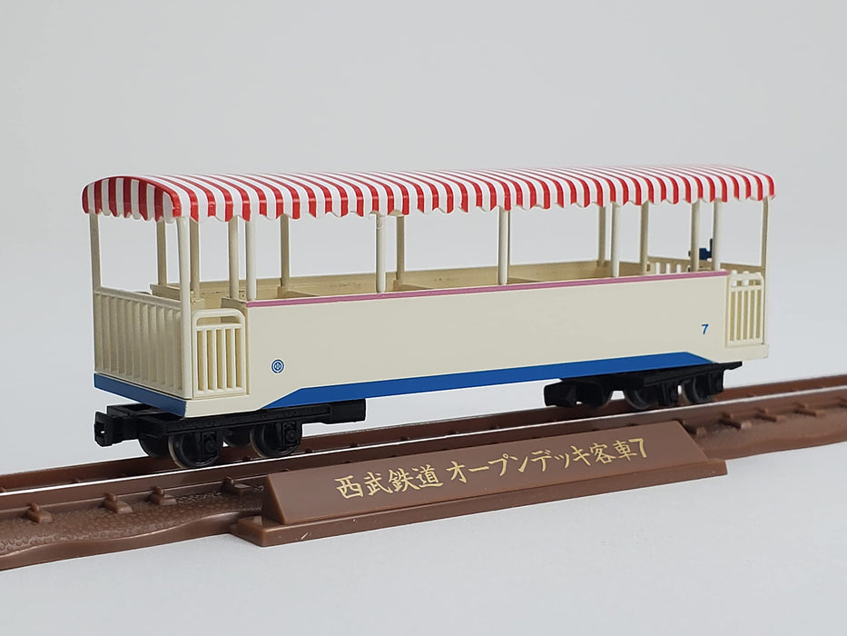 Tomytec Eisenbahn-Kollektion, Iron Collection, Schmalspur, 80 Seibu Yamaguchi-Linie B12, Personenwagen-Set, Japan, Diorama-Zubehör
