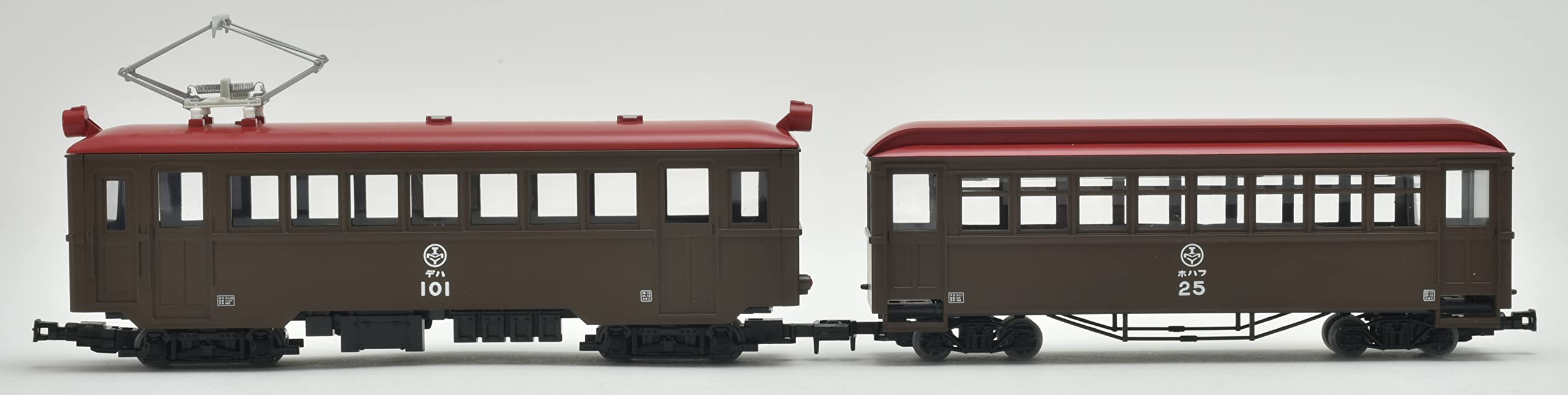 Tomytec Japan Railway Collection Iron Collection Voie étroite 80 Ligne Nekoya Yamaneko Deha 101 + Hohafu 25 2 Ensemble de voitures Diorama 315490