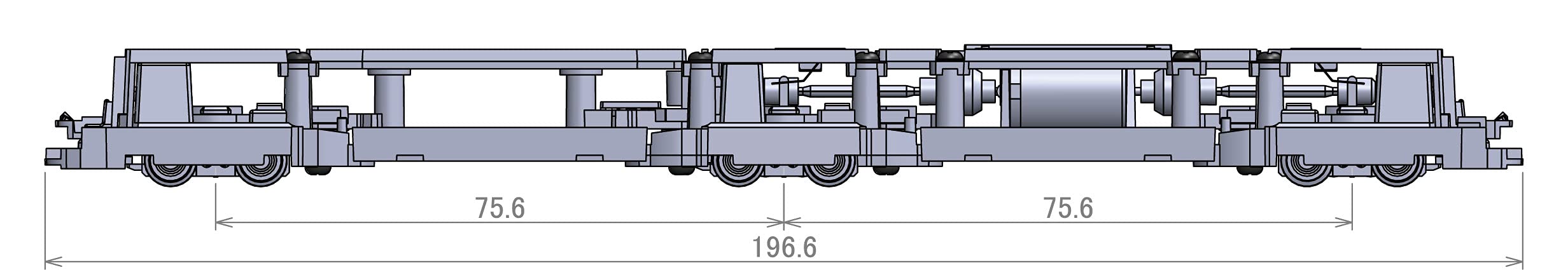 Tomytec Railway Collection Antriebseinheit 5-fach für Lrt TM-LRT05 Modellbauzubehör
