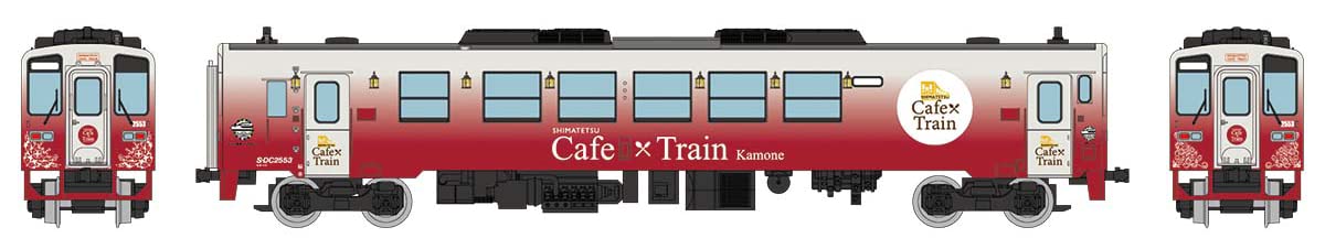 TOMYTEC Shimabara Railway Type Kiha2550 2553/Cafe Train Kamone N Scale