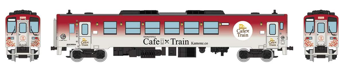 TOMYTEC Shimabara Railway Type Kiha2550A 2552A/Cafe Train Kamone.Co N Scale
