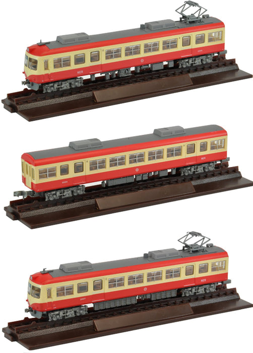 Tomytec Nagaden 2000 Series D Formation 3-Car Railway Collection Revival Set