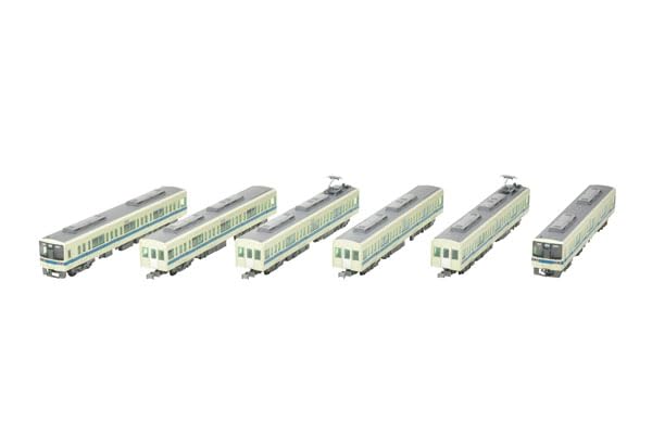 Tomytec Railway Collection Ensemble de 6 voitures Odakyu 8000 Type Diorama de train électrique mis à jour