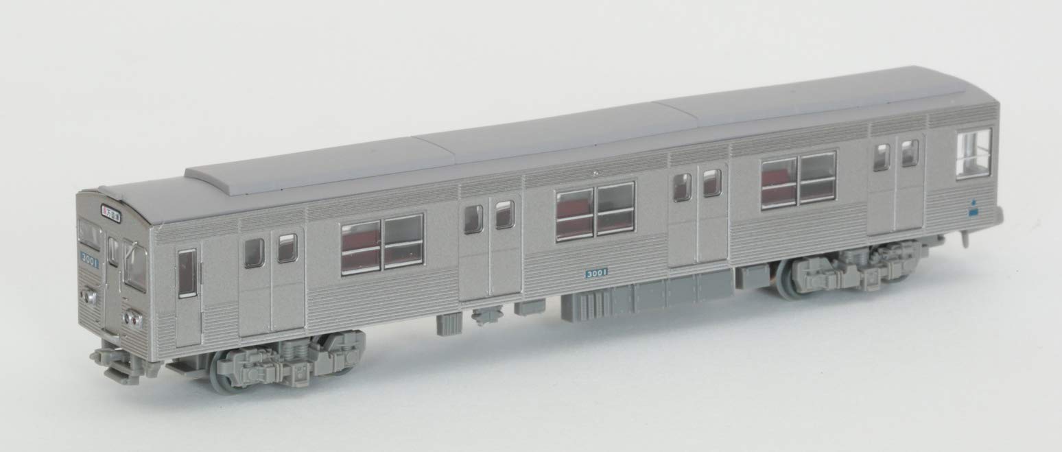 Tomytec 4-Wagen-Set Diorama-Zubehör – Osaka City Subway Midosuji Line Edelstahl Serie 30