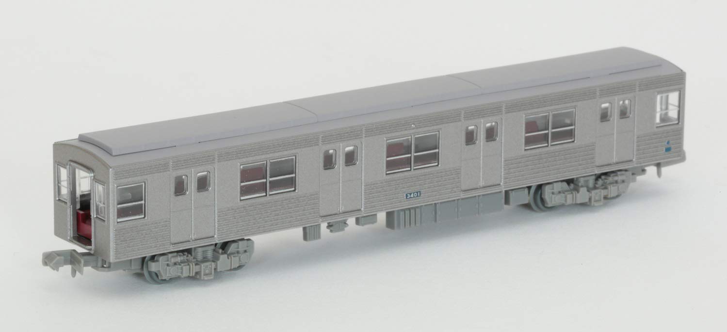 Tomytec 4-Car Set Diorama Supplies - Osaka City Subway Midosuji Line Stainless Steel Series 30