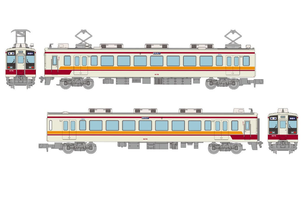 TOMYTEC Goodbye Tobu Railway Series 6050 From Aizu Tajima To Shin-Tochigi 4 Cars Set N Scale