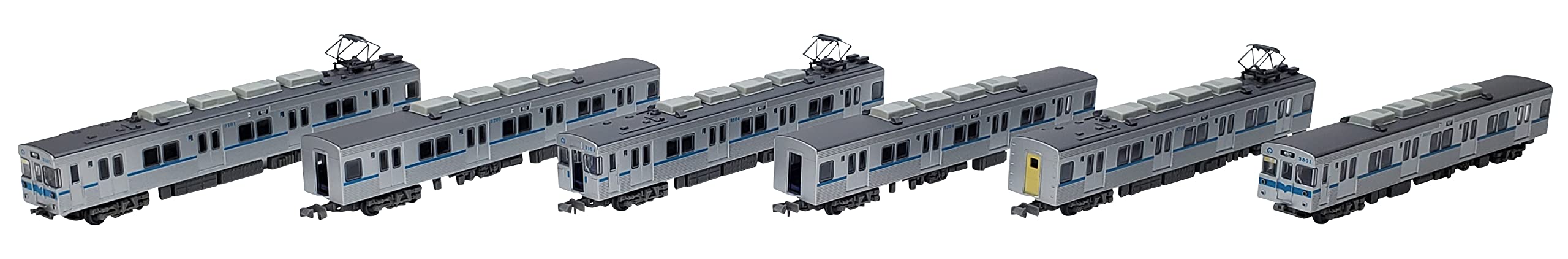 Railway Collection Tetsukore Nagoya Municipal Transportation Bureau Tsurumai Line 3000 Type 3101 Formation 6-Car Set Diorama Supplies 321958