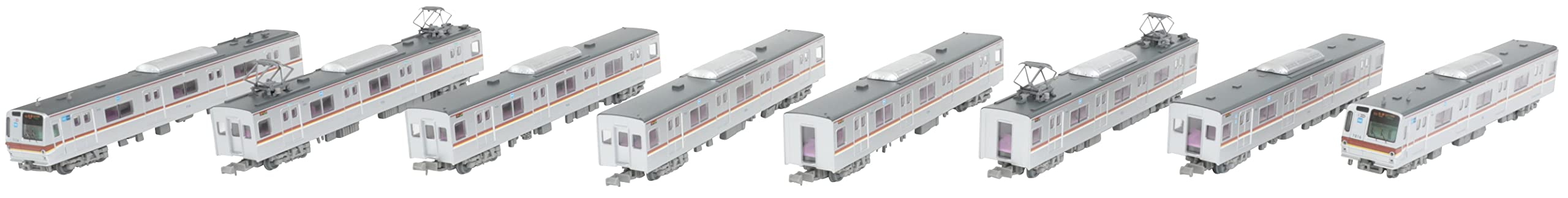 Tomytec Railway Collection Tokyo Metro Series 7000 Fukutoshin Line 8-Car Set Diorama Japan 317227