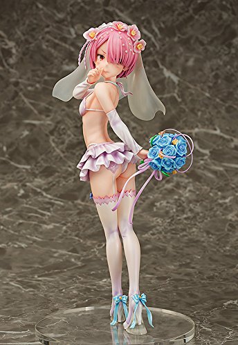 Ram Wedding Ver. Re: Life In A Different World From Zero Pre-Painted Plastic Figure 1/7 Scale Resale