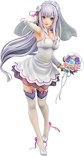 Re Life In A Different World From Zero Emilia Wedding Ver. 1/7 Scale Plastic Painted Complete Figure Resale