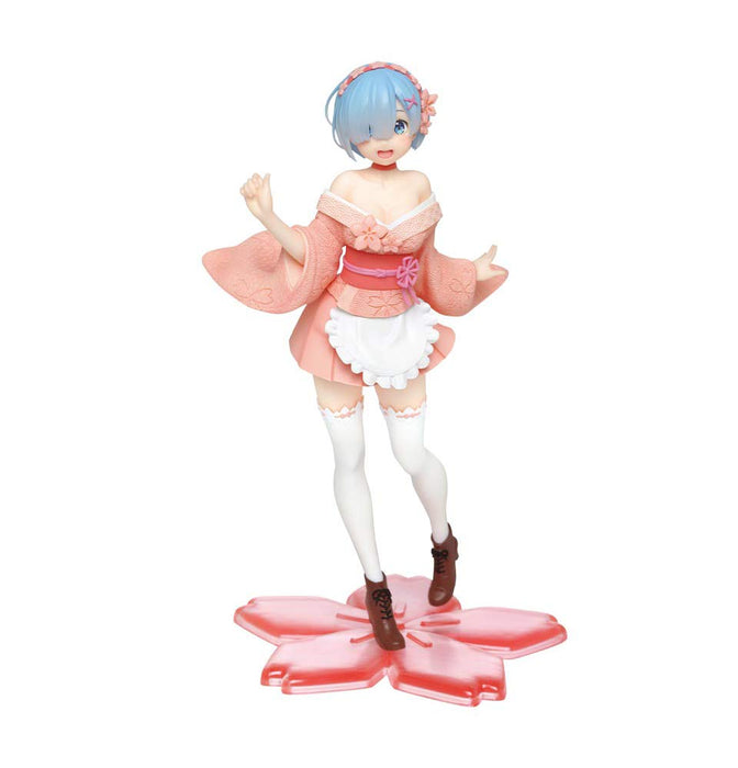 Taito Re:Zero Precious Figure Rem Cherry Blossom Image Ver. 1