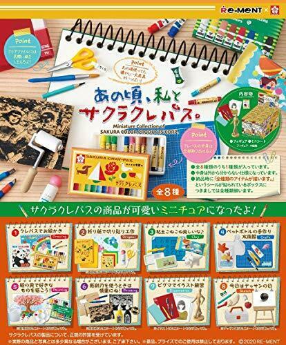 Re-ment Miniature Collection Of Sakura Color Products Corp. 8pcs Complete Box - Japan Figure