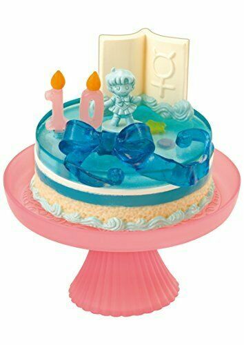 Re-ment Miniature Sailor Moon Crystal Birthday Cake Set complet Boîte de 8 paquets