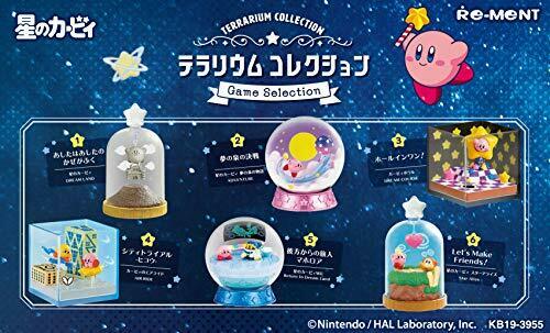 Re-ment Terrarium Collection Kirby Game Selection Coffret complet de 6 packs