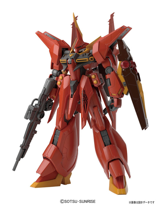 BANDAI Re/100 105121 Gundam Neo-Zeon Attack Use Prototype Transformable Mobile Suit Amx 107 Bawoo 1/100 Scale Kit