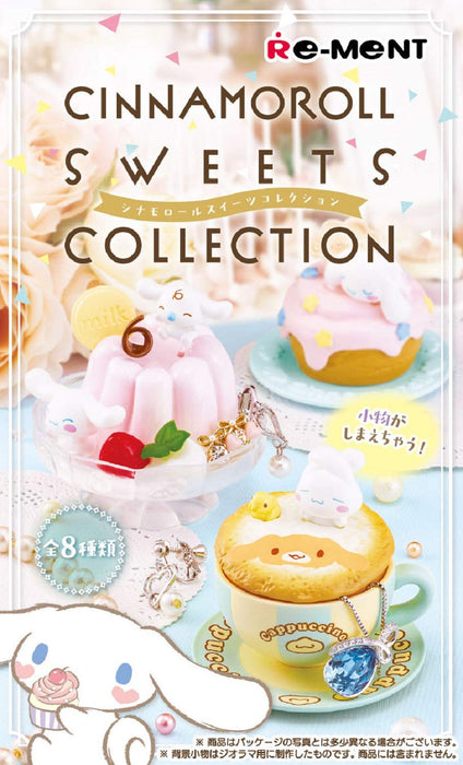 RE-MENT Sanrio Cinnamoroll Sweets Collection Boîte de 8 pièces