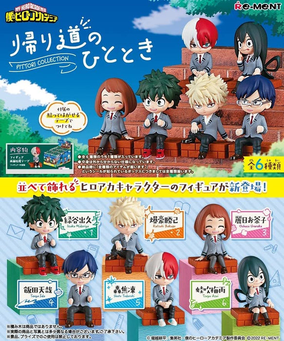 RE-MENT My Hero Academia A Moment On The Way Home 6Pcs Box