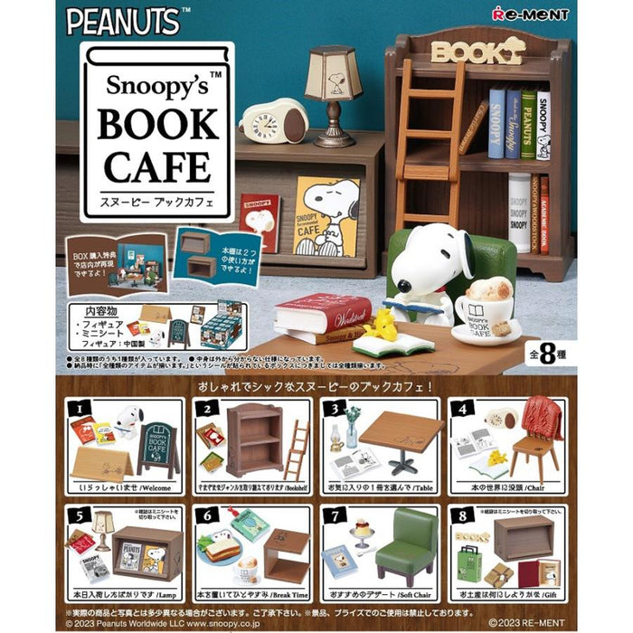 Rement Peanuts Snoopys Book Cafe Box Products All 8 Types Japan