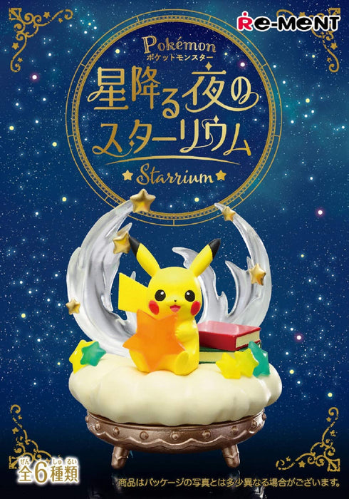 RE-MENT Pokemon Starry Night Starrium Boîte de 6 Pièces