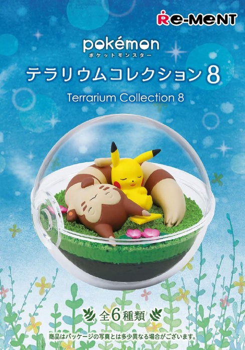 RE-MENT Pokemon Terrarium Collection 8 6er Box