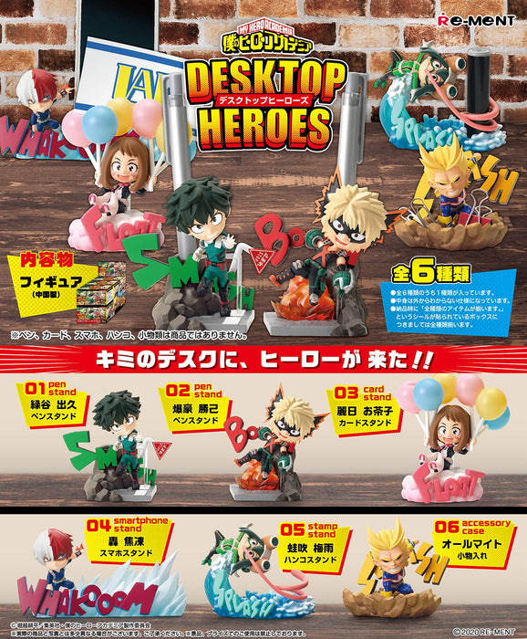 RE-MENT My Hero Academia Desktop Heroes 6er-Box